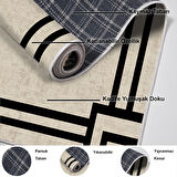 Dekoreko Kaymaz Taban Djt Salon Halısı Star Pamuk Modern 1920