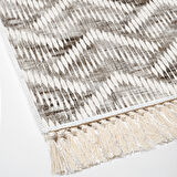 Dekoreko Kaymaz Taban Djt Mutfak Halısı Trend Saçaklı İskandinav F5124