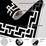 Dekoreko Kaymaz Taban Djt Banyo Halısı Trend Modern F5035