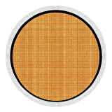 Alanur Home Kaymaz Taban Djt Banyo Mutfak Salon Halı Yıldız Deri Saçaklı Yuvarlak Dokuma Desen E5007