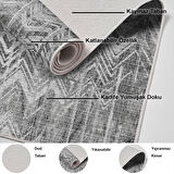 Dekoreko Kaymaz Taban Djt Salon Halısı Trend İskandinav F5083