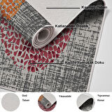 Dekoreko Kaymaz Taban Djt Mutfak Halısı Trend Modern E4052