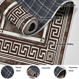 Dekoreko Kaymaz Taban Djt Mutfak Halısı Star Pamuk Modern 651M