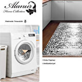 Dekoreko Kaymaz Taban Djt Mutfak Halısı Yıldız Deri Saçaklı İskandinav Mu123