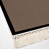 Alanur Home Kaymaz Taban Djt Banyo Mutfak Salon Halı Yıldız Deri Saçaklı Dokuma Desen E5001