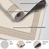 Dekoreko Kaymaz Taban Djt Salon Halısı Trend Modern Kt493