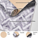 Dekoreko Kaymaz Taban Djt Mutfak Halısı Yıldız Deri İskandinav F5124