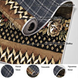 Dekoreko Kaymaz Taban Djt Salon Halısı Star Pamuk Modern Mu127