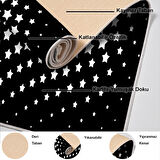 Dekoreko Kaymaz Taban Djt Salon Halısı Yıldız Deri Modern 723