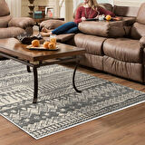 Dekoreko Kaymaz Taban Djt Salon Halısı Yıldız Deri İskandinav F5080