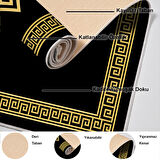 Dekoreko Kaymaz Taban Djt Banyo Halısı Yıldız Deri Modern 656M