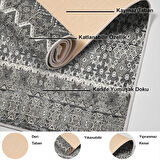 Dekoreko Kaymaz Taban Djt Salon Halısı Yıldız Deri İskandinav 1700