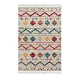 Dekoreko Kaymaz Taban Djt Banyo Halısı Star Pamuk Saçaklı İskandinav F5001