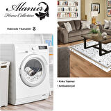 Dekoreko Kaymaz Taban Djt Salon Halısı Star Pamuk Modern M12366