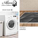 Dekoreko Kaymaz Taban Djt Salon Halısı Star Pamuk Saçaklı Modern F5005