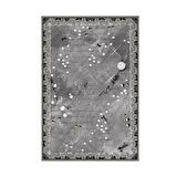 Dekoreko Kaymaz Taban Djt Salon Halısı Yıldız Deri Modern Mu118