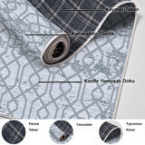 Dekoreko Kaymaz Taban Djt Mutfak Halısı Star Pamuk Modern 757