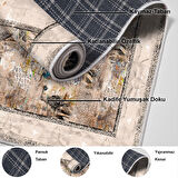 Dekoreko Kaymaz Taban Djt Mutfak Halısı Star Pamuk Modern 729