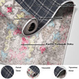 Dekoreko Kaymaz Taban Djt Mutfak Halısı Star Pamuk Modern F5138