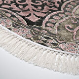 Dekoreko Kaymaz Taban Djt Salon Halısı Trend Saçaklı Oval Modern 659M