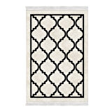 Dekoreko Kaymaz Taban Djt Mutfak Halısı Star Pamuk Saçaklı Modern 688M