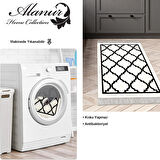 Dekoreko Kaymaz Taban Djt Mutfak Halısı Star Pamuk Saçaklı Modern 688M