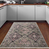 Dekoreko Kaymaz Taban Djt Mutfak Halısı Star Pamuk Saçaklı Modern 659M