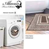 Dekoreko Kaymaz Taban Djt Banyo Halısı Yıldız Deri Modern 651M