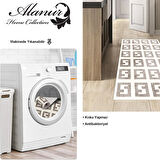 Dekoreko Kaymaz Taban Djt Mutfak Halısı Trend Modern 606M