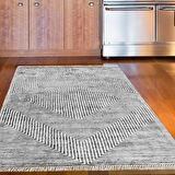 Dekoreko Kaymaz Taban Djt Mutfak Halısı Star Pamuk Saçaklı Modern Mu134