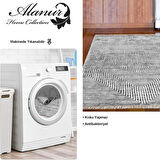 Dekoreko Kaymaz Taban Djt Mutfak Halısı Star Pamuk Saçaklı Modern Mu134