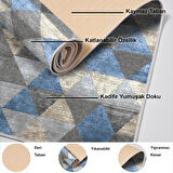 Dekoreko Kaymaz Taban Djt Salon Halısı Yıldız Deri İskandinav 661M