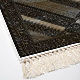 Dekoreko Kaymaz Taban Djt Mutfak Halısı Yıldız Deri Saçaklı Modern 731