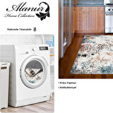 Dekoreko Kaymaz Taban Djt Mutfak Halısı Trend Modern 609M