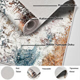 Dekoreko Kaymaz Taban Djt Mutfak Halısı Trend Modern 609M