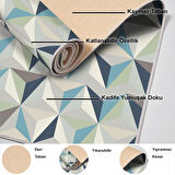 Dekoreko Kaymaz Taban Djt Mutfak Halısı Yıldız Deri Modern 1944