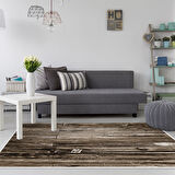 Dekoreko Kaymaz Taban Djt Salon Halısı Yıldız Deri Modern Mu136