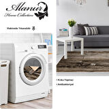 Dekoreko Kaymaz Taban Djt Salon Halısı Yıldız Deri Modern Mu136