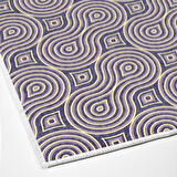 Dekoreko Kaymaz Taban Djt Mutfak Halısı Yıldız Deri Modern 605M