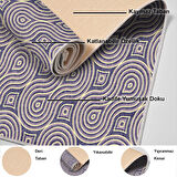 Dekoreko Kaymaz Taban Djt Mutfak Halısı Yıldız Deri Modern 605M