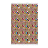 Dekoreko Kaymaz Taban Djt Banyo Halısı Trend Saçaklı Modern 2155M