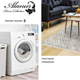 Dekoreko Kaymaz Taban Djt Salon Halısı Star Pamuk İskandinav F5079