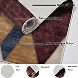 Dekoreko Kaymaz Taban Djt Mutfak Halısı Trend Modern S6506