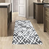 Dekoreko Kaymaz Taban Djt Mutfak Halısı Star Pamuk İskandinav S5039