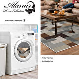 Dekoreko Kaymaz Taban Djt Salon Halısı Yıldız Deri Modern Mu113