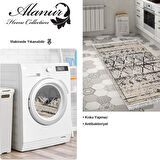 Dekoreko Kaymaz Taban Djt Mutfak Halısı Star Pamuk Saçaklı İskandinav M5141