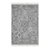 Dekoreko Kaymaz Taban Djt Mutfak Halısı Yıldız Deri Saçaklı İskandinav F5137