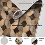 Dekoreko Kaymaz Taban Djt Mutfak Halısı Trend Modern 1926