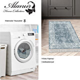 Dekoreko Kaymaz Taban Djt Mutfak Halısı Star Pamuk Saçaklı Modern M5142