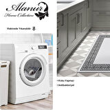 Dekoreko Kaymaz Taban Djt Mutfak Halısı Star Pamuk Modern 608M